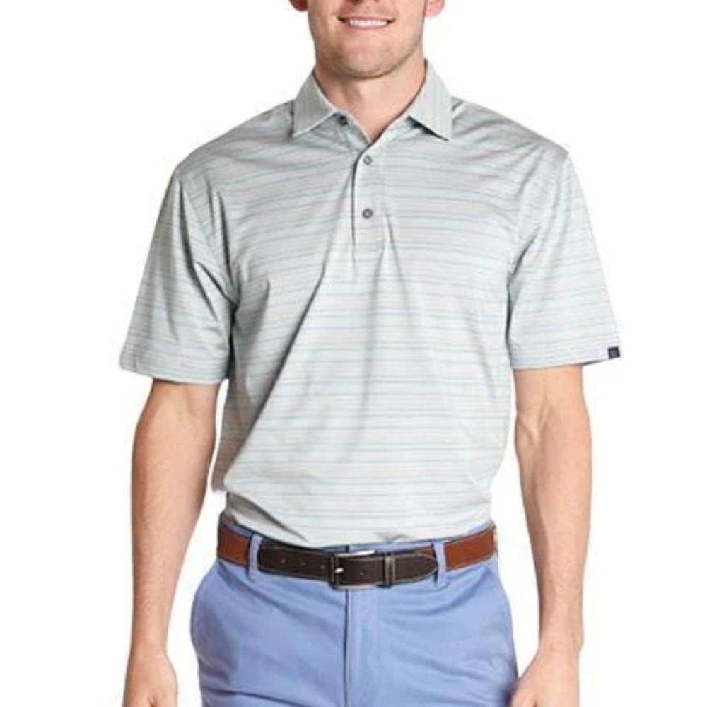 BRAND NEW NICKLAUS STRIPE POLO GOLF SHIRT
